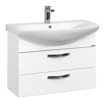 Тумба Акватон Ария 80 М 1A1408K0AA010 с раковиной (1A140801AA010+1WH207783) (2 коробки)