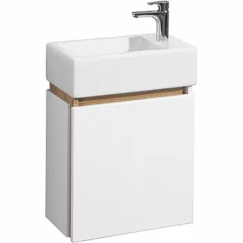 Тумба Акватон Эклипс М 1A1728K1EK49R с раковиной (1A172801EK49R+1WH301972) (2 коробки)