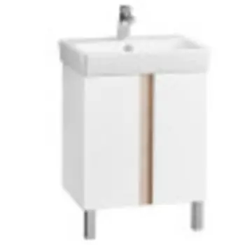 Тумба Акватон Кантри 60 1A2574K0AHB20 с раковиной (1A257401AHB20+1WH302186) (2 коробки)