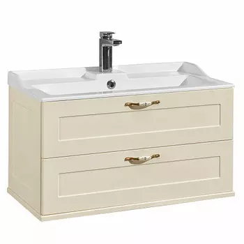 Тумба Акватон Леон 80 1A1863K0LBPR0 с раковиной (1A186301LBPR0+1A708031FB010) (2 коробки)