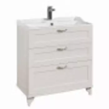 Тумба Акватон Леон 80 Н 1A1878K0LBPS0 с раковиной (1A187801LBPS0+1A708031FB010) (2 коробки)