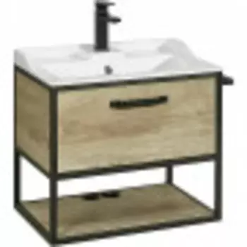 Тумба Акватон Лофт Фабрик 65 1A2423K1LTDU0 с раковиной (1A242301LTDU0+1A708731FB010) (2 коробки)