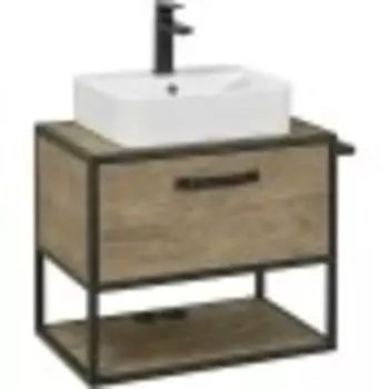 Тумба Акватон Лофт Фабрик 65 1A2423K1LTDY0 с раковиной (1A242301LTDY0+1WH501710+1A242903LTDY0) (3 коробки)