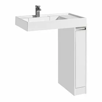 Тумба Акватон Лондри 20 Белая (1A236101LH010)