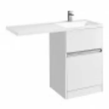 Тумба Акватон Лондри 60 1A2359K0LH010 с раковиной (1A235901LH010+1A72243KLH010) (2 коробки)