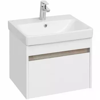 Тумба Акватон Марти 55 1A2632K0MY010 с раковиной (1A263201MY010+1WH501620) (2 коробки)