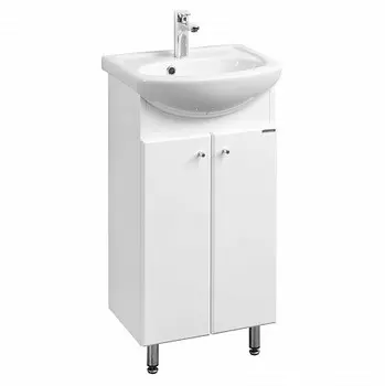 Тумба Акватон МИРА Н 45 1A1044K1MR010 с раковиной (1A104401MR010+1WH112449) (2 коробки)