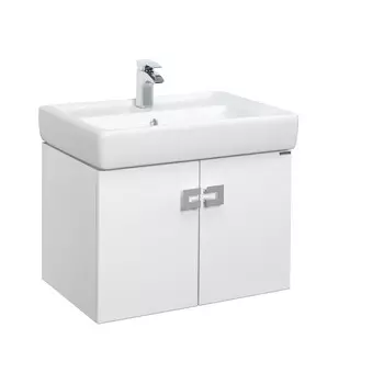 Тумба Акватон ОПТИМА 67 белый глянец (1A124101OP010)