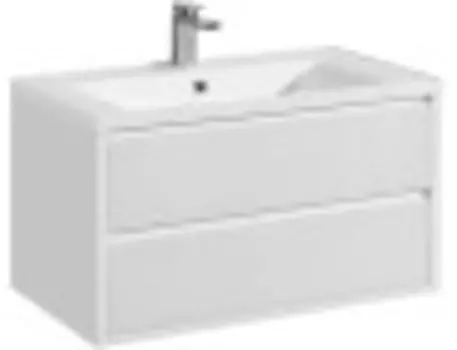 Тумба Акватон Римини 100 1A2328K3RN010 с раковиной (1A232801RN010+1A723031AG010) (2 коробки)