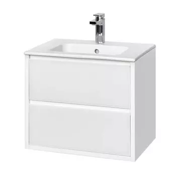 Тумба Акватон Римини 60 1A2266K1RN010 с раковиной (1A226601RN010+732799E000) (2 коробки)