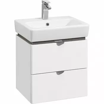 Тумба Акватон Скай 60 1A2382K1SY010 с раковиной (1A238201SY010+1WH302186) (2 коробки)