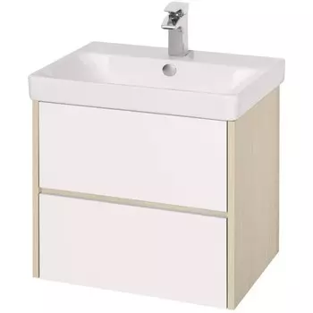 Тумба Акватон Сканди 70 1A2518K0SDB20 с раковиной (1A251801SDB20+1WH501628) (2 коробки)