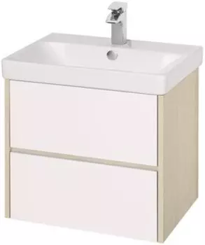 Тумба Акватон Сканди 70 Белая/Дуб верона (1A251801SDB20)