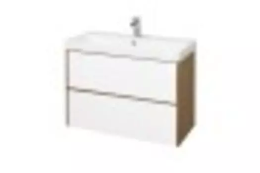 Тумба Акватон Сканди 90 1A2519K0SDZ90 с раковиной (1A251901SDZ90+1WH501629) (2 коробки)