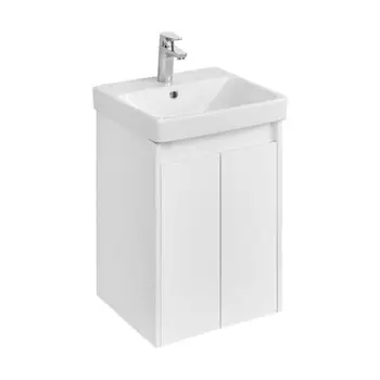Тумба Акватон Сканди Doors 45 Белый глянец/Белый матовый (1A278701SD010)