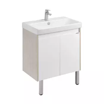 Тумба Акватон Сканди Doors 70 1A2789K0SDB20 с раковиной (1A278901SDB20+1WH501628) (2 коробки)