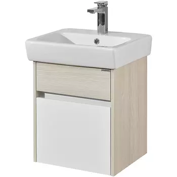 Тумба Акватон Верди 50 Белый/Ясень фабрик (1A195901VDAV0)