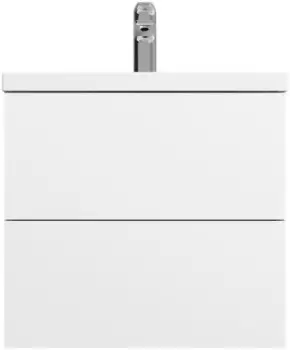 Тумба Am.Pm GEM 60см подвесная (с раковиной) белый M90-FHX0602-WC0602WG