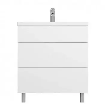 Тумба Am.Pm GEM 75см напольная (с раковиной) белый M90-FSX0752-WC0752WG