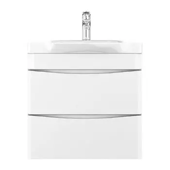 Тумба Am.Pm Like 65см подвесная (с раковиной) белый M80-FHX0652-WC0652