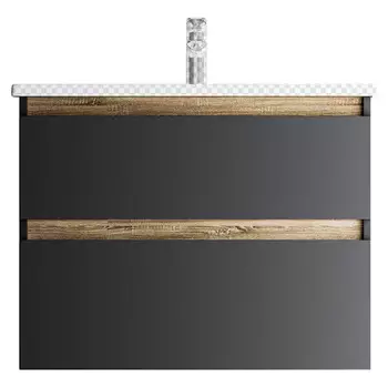 Тумба Am.Pm X-Joy M85AFHX0802BM черный матовый