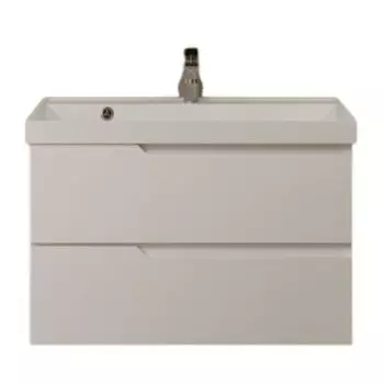 Тумба Aquame S3 подвесная 80см белый глянец (AQM900380WH)