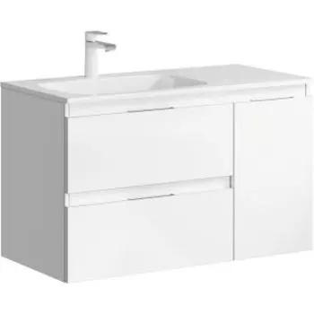 Тумба Aqwella Accent ACC0109LW левая белый