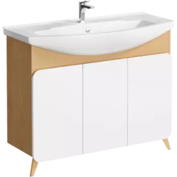 Тумба Aqwella Basic BAS0110DZ дуб золотой