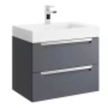 Тумба Aqwella Cube CUB0107GR серый