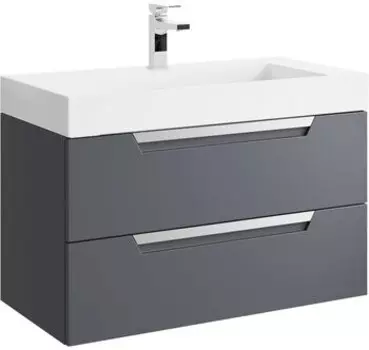 Тумба Aqwella Cube CUB0109GR серый