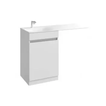 Тумба Aqwella Forma FOR0105KL с корзиной слева, белый