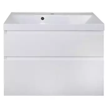 Тумба Azario Velluto 80 подвесная с раковиной Слим 80 (CS00088603)