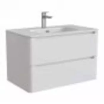 Тумба Iddis Edifice 80 подвесная белая с раковиной (EDI80W0i95K) (2 коробки)