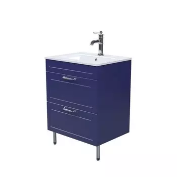 Тумба Iddis Oxford 60см, синий, напольная , с умывальником (OXF60N0i95K)