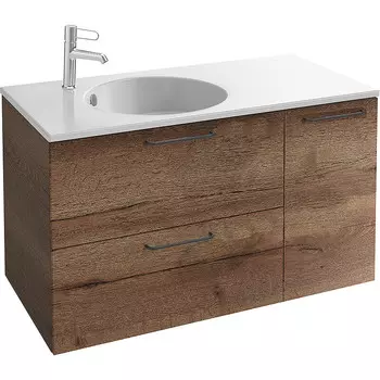 Тумба Jacob Delafon ODEON RIVE GAUCHE 100 подвесная, дуб табак (EB2544-R9-E52)