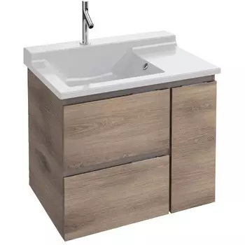 Тумба Jacob Delafon SOPRANO 76 подвесная, дуб квебекский (EB1333-E10)