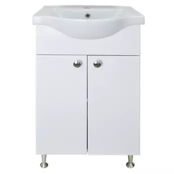 Тумба Loranto Моника New 50 с раковиной Basic 50 (CS00071364) (2 коробки)