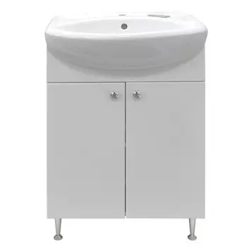 Тумба Loranto Моника New 50 с раковиной Арго 50 (CS00076238) (2 коробки)