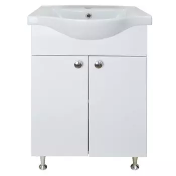 Тумба Loranto Моника New 65 с раковиной Basic 65 (CS00071367) (2 коробки)