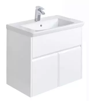 Тумба Roca UP для раковины GAP 600мм, белый глянец (ZRU9303010)