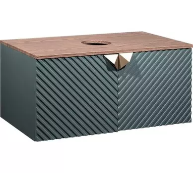 Тумба Runo Андорра 85 графит/дуб коньячный (00-00002016)