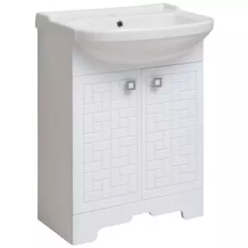 Тумба Runo АВИЛА 60 (для умывальника CLASSIC 60) белая (00000001045/Вн Т60 RUNO)