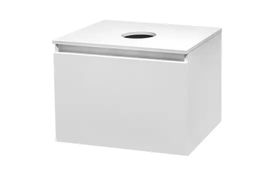 Тумба Runo Бари 50 белая (00-00001472)