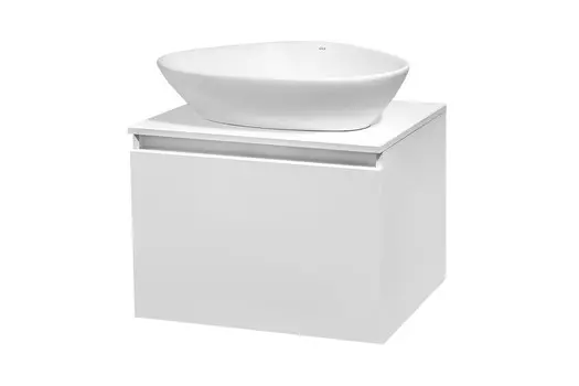 Тумба Runo Бари 60 белая (00-00001473)