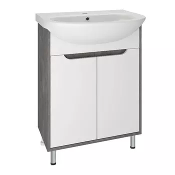 Тумба Runo Эко 60 (под умывальник Уют 60) железный камень (00-00001338)