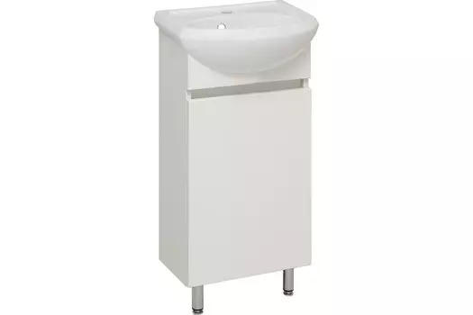 Тумба Runo Лада 40 белая (под умывальник Манго 40) (00-00001194)