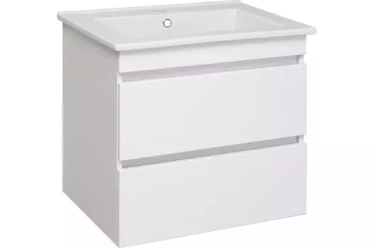 Тумба Runo МАНХЭТТЕН 75 (для раковины ОСКАР 75), белая, подвесная (Вн Т99 RUNO)