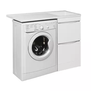 Тумба Runo Орион 45 (под умывальник Гамма 105 лайт левое/правое крыло+кронштейн) (00-00000145)