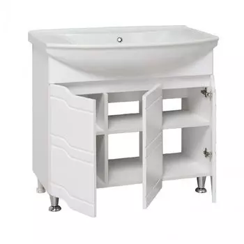 Тумба Runo Стиль 75 (д/раковины СТИЛЬ 75) белый (Вн Т73 RUNO)