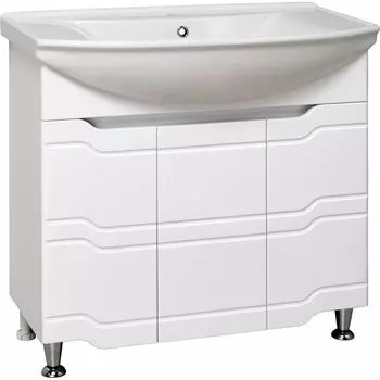 Тумба Runo СТИЛЬ 85 (д/раковины СТИЛЬ 85) белый (Вн Т74 RUNO)